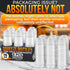 Set 6 16 oz of Inverted Condiment Squeeze Bottles Upgraded Design with Added Sealing Gaskets, Self-Closing Valve