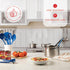 Kitchen Utensils Set, 24 Pcs Cooking Utensil Set with Nonstick and Heat Resistant Gadgets, Pots and Pans Essentials