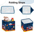 Set Closet Truck,11.8x11.8x11.8 Clastyle Cars Kid Storage Cube Organizer Clothes Cube Storage Bin Nursery Toddler Toy