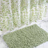 iDesign Vine Bathroom Shower Curtain, Waterproof PEVA, 72" x 72", Green/White