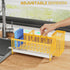 Countertop 304 Cisily Sponge Holder for Kitchen Sink, Sink Caddy Organizer with High Brush Holder, Kitchen Organizers