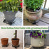 1 Packs 13.6 Inch Planterhoma Large Metal Plant Caddy Plant Dolly with Wheels Heavy-duty Iron Rolling Plant Stand