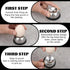 APLZGMG Stainless Steel Egg Piercer for Hard Boiled Eggs with Retractable Pin, Heavy Duty Egg Poker to Get Good Hard