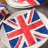 Juvale 100-Pack Union Jack Cocktail Napkins - 2-Ply Paper 6.5 x 6.5 in for UK Celebrations