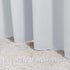 NICETOWN Greyish White Room Darkening Curtains, Thermal Insulated Grommet Panels for Bedroom (2 Panels, 52 by 54)