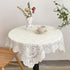 Foyods 35 35 Inch, Square Lace Tablecloth X Off White Lace-Tablecloths & Small Tablecloths Laces Vintage for Round
