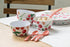 Abode Homewares Berries & Cherries Dessert/Espresso Spoon Set of 4, Pure Melamine, 6.2 x 1.4 - Inch, Red