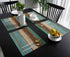 Vandarllin Placemats Set of 6, Retro Rustic Wood Texture, Washable Polyester Stain Resistant Table Mats for Dining