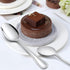 E-far 12-Piece Dinner Spoons Set, 7.9 Inch Stainless Steel Silverware with Pearled Edge, Mirror Polished & Dishwasher