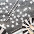 MOWO Glitter Star Confetti Wedding Party Decor, 1.2’’ Diameter, Silver Glitter, 200pc