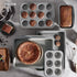 7-Piece Set Sets CAROTE Nonstick Stackable Baking Pans - Bakeware Including Cookie Sheets for Baking, Muffin Pan, Bread