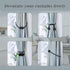 Hion Magnetic Curtain Tiebacks - Black 2pcs, Decorative Holdbacks & Hooks for Home & Office