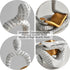 White Decor Reading Statue - Modern Abstract Thinker Sculptures - Resin Decorations for Living Room Coffee Table