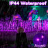 PEIDUO 82 FT 200 LED Purple String Lights Halloween Decorations Outdoor, Motion Sensor Controller with Spooky Music