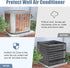 Air Conditioner Covers for Outside, Breathable Full Mesh, Waterproof Top, 32"W x 32"D x 36"H