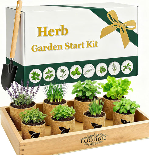 Indoor Herb Garden Start Kit - Unique Gifts for Women, Mothers Day