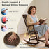 Set 2 AddGrace Non-Slip Rocking Chair Cushion Extra Large Linen Thick Chair Pads Durable High Back Seat Cushions