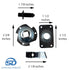 Supplying Demand WE25X205 WE25M40 Clothes Dryer Rear Drum Bearing Replacement Kit