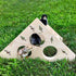 Vehomy Chicken Perch Wood Stand with Holes Chick Stand Trainning Perch Hen Roost bar for Chicks Poultry Swing Chicken