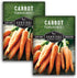 Tendersweet Carrot Seeds for Planting Sweet, Smooth-Textured Heirloom Variety for Home Gardens