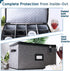 Wine Glass Storage Box with Dividers – Quilted and Stackable Stemware Storage Cases, Service of 12 Glassware Storage