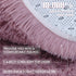 5 OLANLY Blush Round Rugs for Bedroom - Machine Washable, ft Circle Area Rugs for Living Room, Soft and Fluffy Shaggy