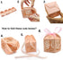 KPOSIYA 100 Pack Wedding Favor Boxes | Laser Cut Small Gift Boxes for Wedding, Baby Shower, Birthday Party (Pink)