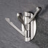 KES Solid Metal Swivel Hook - Heavy Duty Folding Swing Arm Triple Coat Hook, Brushed Nickel, A5060-2