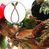 Shappy Christmas Garland Banister Ties, Reusable and Flexible Twist Ties for Home Decoration, 6 Pieces