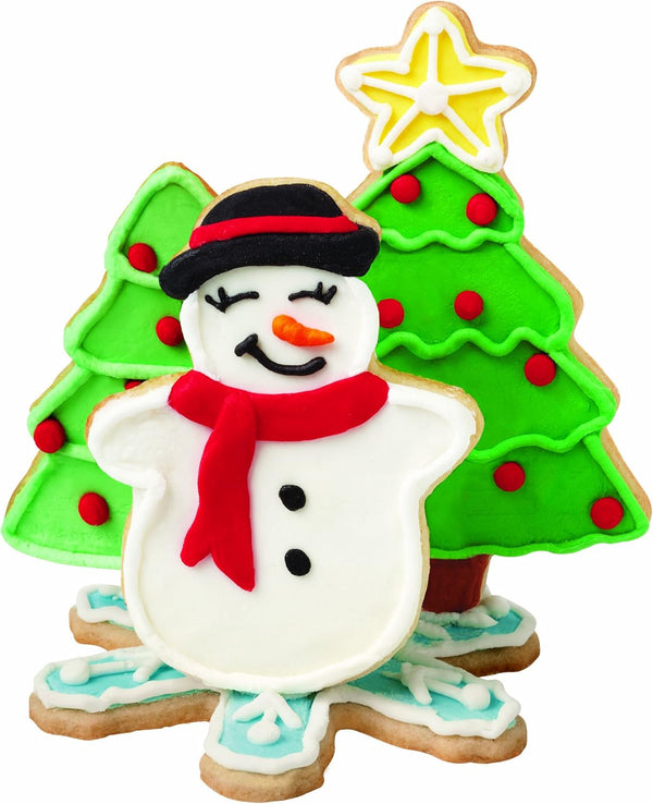 Wilton Holiday 4-Piece Scene Cookie Cutter Set