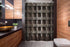 Ambesonne Medieval Stall Shower Curtain - Wooden Castle Wall and Gate Print, Fabric Bathroom Decor, 54" W x 78" L
