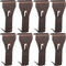 Ripeng 16 Pieces Brick Wall Clips and Hooks for Hanging Outdoors, No Drill, Brick Hangers Fit 2-1/4 to 2-3/8 Inch Hooks