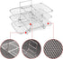 3 Layers Dehydrator Rack Accessories, Stainless Steel Air Fryer Rack Compatible with Instant Pot Vortex