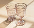 Abbott Collection 27-Desiree/GOB Flower Wine Goblet