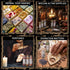 FLgengmh 30 Pack Witchcraft Supplies Herbs, Dried Herbs and Flowers Bottles Kit for Witch Beginner, Wiccan, Wicca Altar
