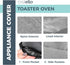 Crutello 9 Slice Toaster Oven Cover - Durable Kitchen Appliance Dust Cover with Storage Pockets