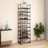 COAPUKT 10 20-25 Closet Tier Tall Shoe Rack Organizer Pairs Shoe Tower Shelf,Metal Shoe Storage,Lager Shoe Storage