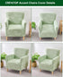 1 Sofa,B11 CRFATOP Stretch Piece Chair Covers with Arms Printed Accent Chair Cover Armchair Flower Soft Banquet