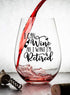 GLASSICLE Retirement Wine Glass - 15 Oz Scratch-Resistant Funny Glass - Unique Gifts for Women, Printed in the USA