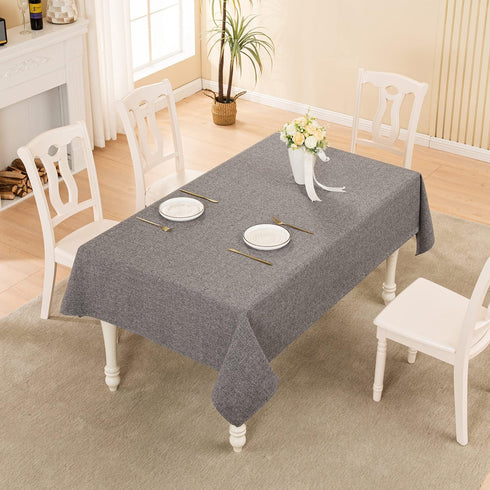 55x95) BALCONY & FALCON Rectangle Tablecloth Washable Wrinkle Resistant and Water Proof Table Cloth Decorative Linen