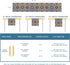 Winotic 90 Inches 13 90) Boho Bohemian Table Runner Long, Vintage Seasonal Blue Table Runners for Party Kitchen Dining
