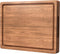BETOLEAN Acacia Wood Cutting Boards for Kitchen, 17x12 Inch Butcher Block with Deep
