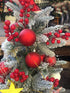 24 pcs Christmas Berries Stems Artificial Red Berry Stems for Christmas Tree Ornaments Crafts Holiday and Home Decor