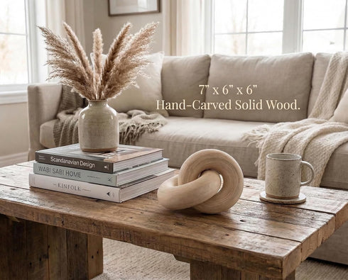Rool Coffee Table Decor Book Shelf Decor Accents Home Decor Console Table Decorative Items Living Room Wood Knot Decor