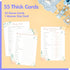 55PCS Baby Shower Games, Word Scramble & Trivia Facts with Answer Keys Double-sided Game Card Fun Baby Shower Party