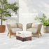 Finiboko Cover,32"L 32"W 16"H Furniture,100% 600D Patio Ottoman x x Square Patio Dining Table Cover for Outdoor