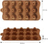 homEdge Truffle Mold Set of 4 Packs - Food Grade Non-Stick Silicone Jelly Chocolate Candy Ice Molds