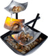 Homedics Tabletop Water Fountain - Indoor Zen Relaxation with Automatic Pump & Natural River Rocks, 8.25” Tall