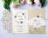 20 Pcs Laser Cut Wedding Invitations Card Pocket - with Envelope for Birthday Party, Baby or Bride Shower Invite