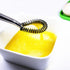 Stainless Steel Mini Spring Egg Beater, Silicone Whisk, Hand Held Sauce Stirrer, Milk Frother, Coffee Mixer (Silicone
